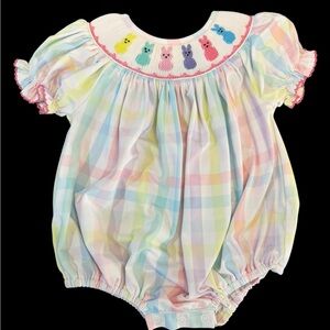 Easter bubble Pastel Plaid peeps